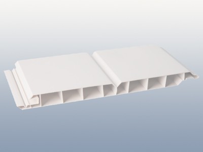 Kunststoffpaneel PVC in weiß - Stärke 17mm